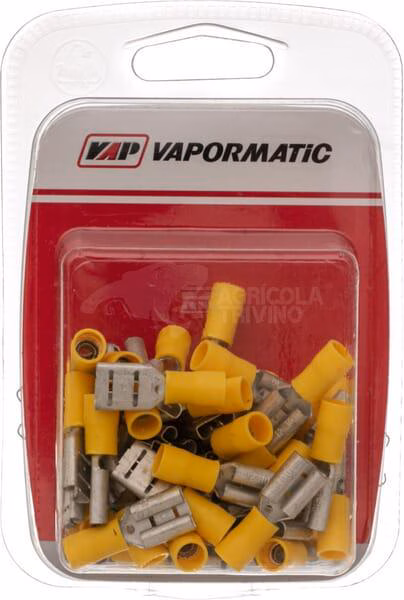 Terminal Faston H, amarillo, 4-6mm² Ø9.5mm (50 uds.) 2 Terminal Faston H, amarillo, 4-6mm² Ø9.5mm (50 uds.)