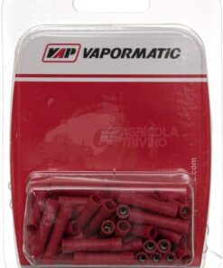 Terminal de empalme de tope, rojo, 0.5-1mm² Ø4mm (50 uds.)