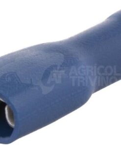 Terminal Faston H, aislado, azul, Ø6.4mm (50 uds.)