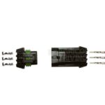 Conector en bloque 3 vías (3 uds.)