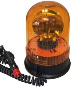 Faro rotativo halógeno, ámbar, 12 V, fijación magnética/ventosa, Vapormatic