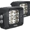 Luz de trabajo cuadrada, 4 LEDs 1300 Lm 75x70x85mm 12/24V 20W (2 uds.)