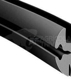Goma acristalamiento 4.7mm, PVC negro (10m)