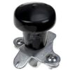 Pomo giratorio para volante, negro