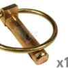 Pasador elástico seguridad-eje, 11x51mm Ø7/16" forma redonda (100 uds.)
