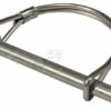 Pasador elástico seguridad-eje, 6x50mm Ø1/4" forma "D" (100 uds.)