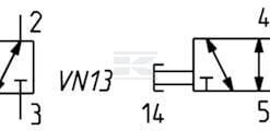 Válvula 5/2, push-pull 5 Válvula 5/2, push-pull