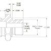 Acoplamiento M-M, 3/4" BSP X M22