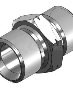 Adaptador recto BSP / métrico M-M 3/4