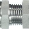 Straight Bulkhead adaptor M/M 1/2" BSP SS 8 Straight Bulkhead adaptor M/M 1/2" BSP SS