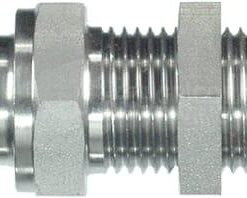 Straight Bulkhead adaptor M/M 1