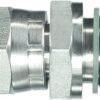 Espárrago macho giratorio 9/16" JIC x 1/4" BSP acero inox.