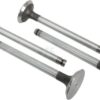 Válvula escape, øcola:9.45mm øcabeza:36.4mm-45º LT:123.5mm  (4 uds.)