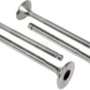 Válvula escape, øcola:9.40mm øcabeza:38.0mm-45º LT:124.2mm  (4 uds.)