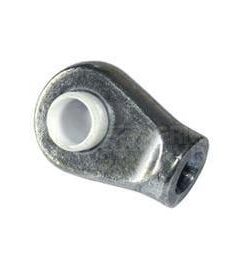 Extremo de codal ojal de zinc