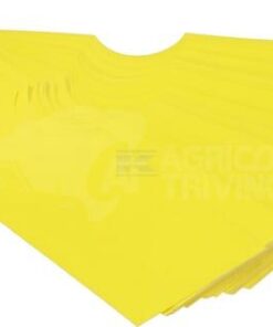 Rollo de etiquetas de 200x50mm amarillas 100pzs