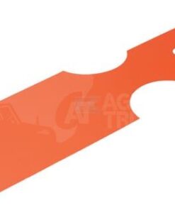 Rollo de etiquetas de 200x50mm naranja 100pzs