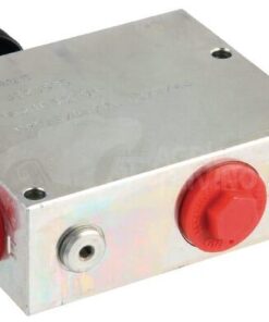 Válv ctrl. caudal 3 vías acero