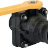 Llave esférica de 2 vías, rosca macho 2" NPT x pieza en V 2" Camlock 3 Llave esférica de 2 vías, rosca macho 2" NPT x pieza en V 2" Camlock