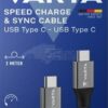 Cable USB tipo C a tipo C