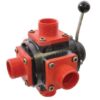 Llave esférica 4/5 vías 2"