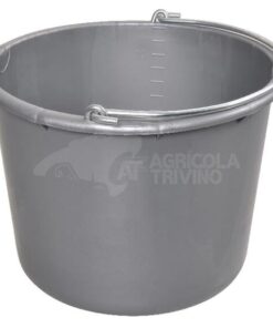 Cubo 12 L gris
