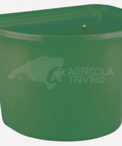 Cubo con asa verde