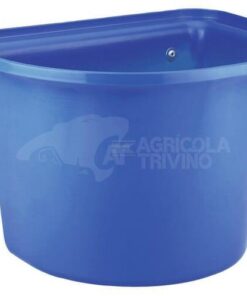 Cubo con asa azul