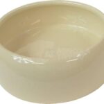 Comedero tipo cuenco porcelana blanco 1L Capacidad 1Kg