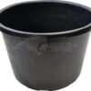 Contenedor plástico negro 45L Ø520x330mm