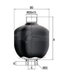 Acumulador 0,5 L210/15