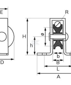 Pulley 40mm poly-wheel