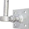 Adjustable Hook on plate  diameter 19x65 100x100