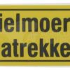 Autoadhesivo de seguridad "wielmoeren natrekk"
