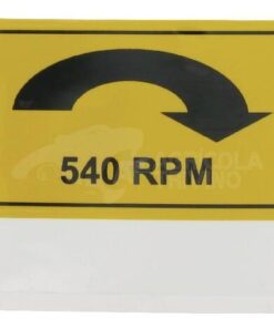 Adhesivo cardán 540 rpm derecha