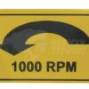 Adhesivo cardán 1.000 rpm izquierda
