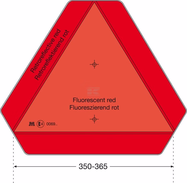 Señal de advertencia triangular de aluminio