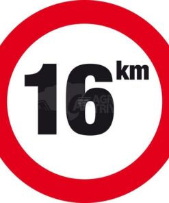 Señal 16 km metal