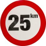 Adhesivo señal de limitación