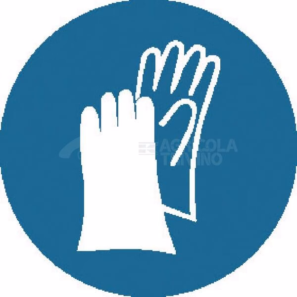 Autoadhesivo orden de seguridad 100 mm