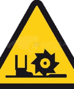 Autoadhesivo de advertencia 100 m