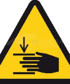Autoadhesivo de advertencia 100 m