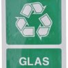 Adhesivo reciclaje de cristal