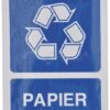 Adhesivo reciclaje de papel