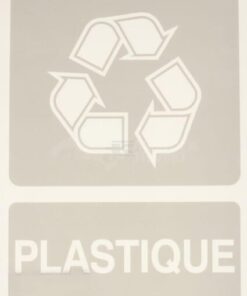Adhesivo plástico reciclable