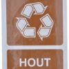 Adhesivo reciclaje de madera
