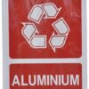 Adhesivo reciclaje de aluminio