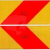 Juego de carteles indicadores 566 x 132 mm (Izda + Dcha)