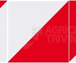 Peg. advert. izq. 141x423 mm