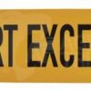 Placa "Transport exceptionnel"